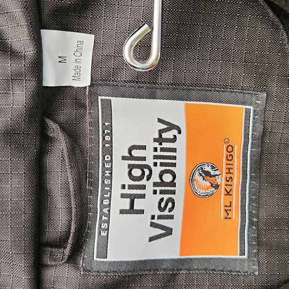 Kishigo Ripstop Bomber Jacket - Lime/Black NWT Size M - Picture 3 of 10